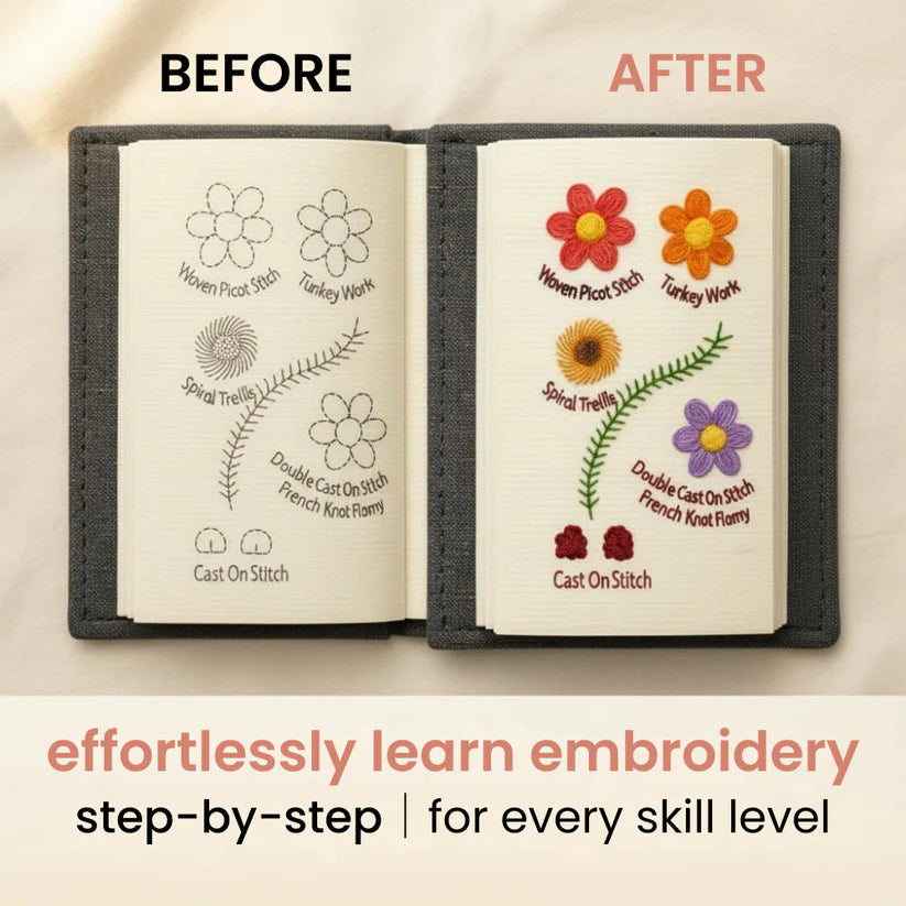 loomora™ embroidery stitch book